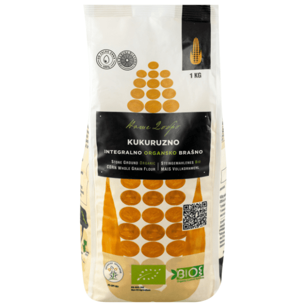 Kukuruzno integralno brašno NAŠE DOBRO organsko 1kg
