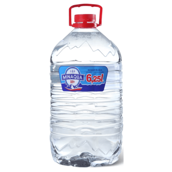 Negazirana voda MINAQUA life 6,25l