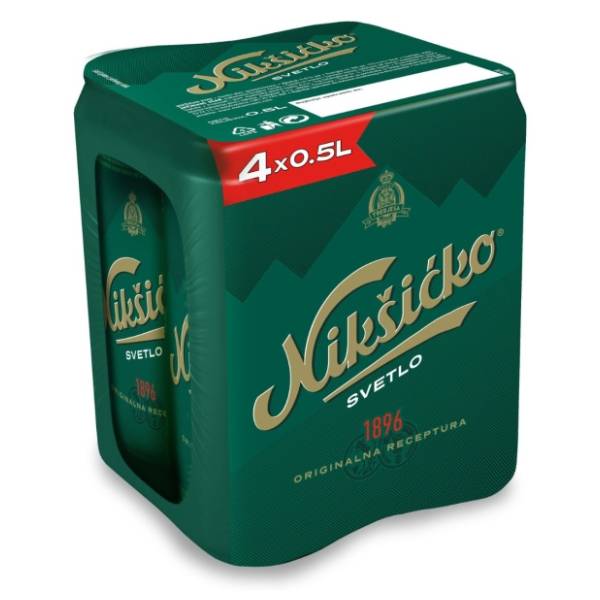 NIKŠIĆKO limenka 4x0,5l pack