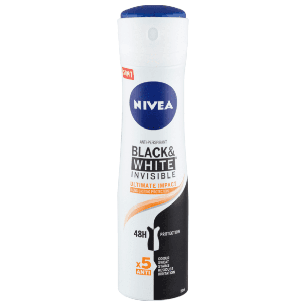 NIVEA dezodorans Black & White invisible 150ml
