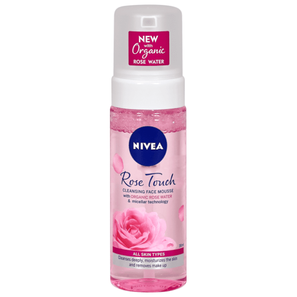 NIVEA Rose Touch pena za čišćenje lica 150ml