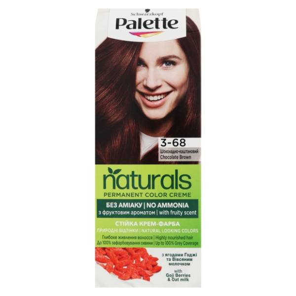 PALETTE Deluxe farba za kosu 3.68 chocolate brown