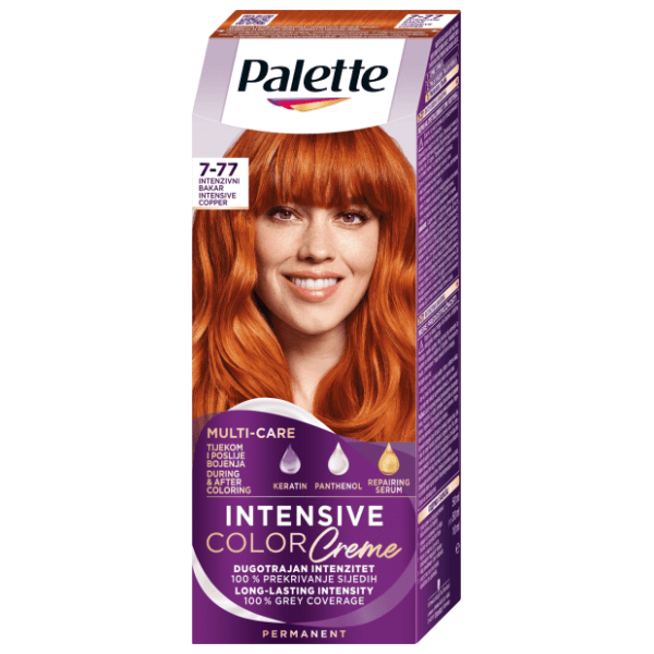 PALETTE Intensive Color farba za kosu 7.77 intensive copper