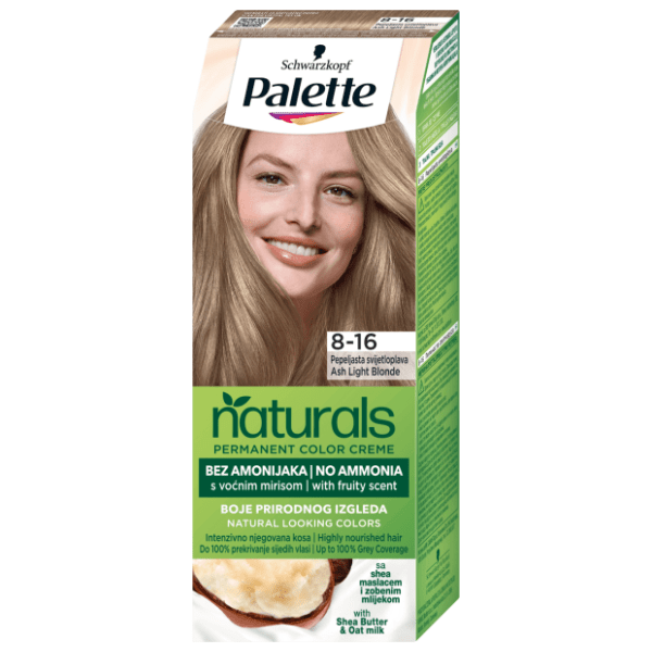 PALETTE Naturals farba za kosu 8.16 ash blond