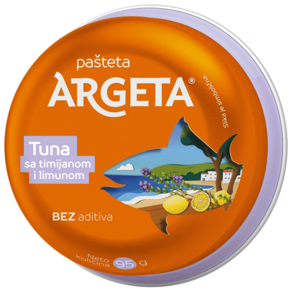Pašteta ARGETA tuna sa timijanom i limunom 95g