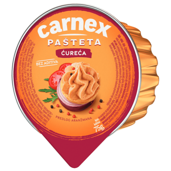 Pašteta ćureća CARNEX 75g
