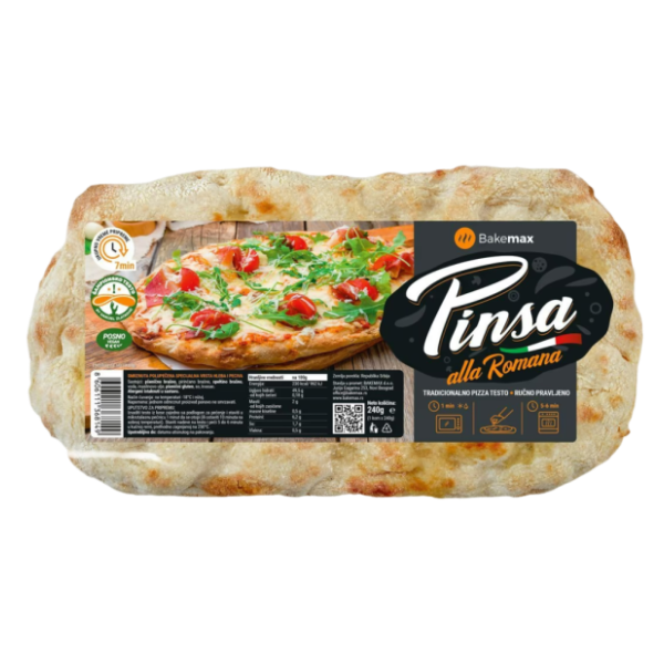 Podloga za pizzu BAKEMAX Pinsa Romana 240g