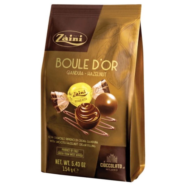Praline ZAINI Boule d'or lešnik 154g