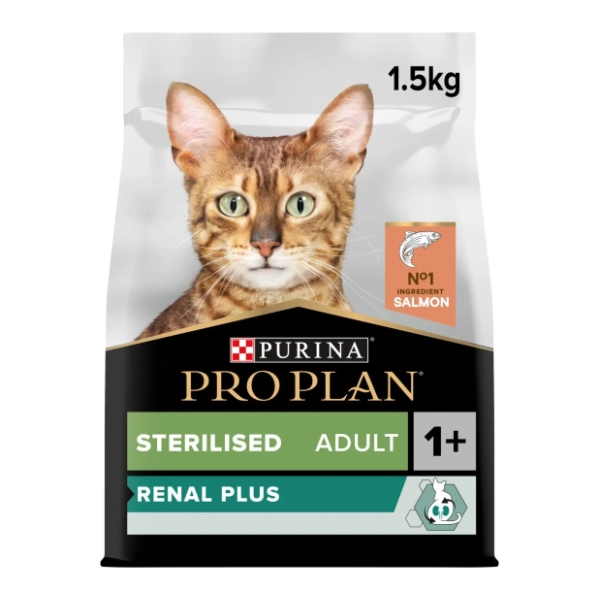 PURINA Pro Plan cat adult sterilised renal losos 1,5kg