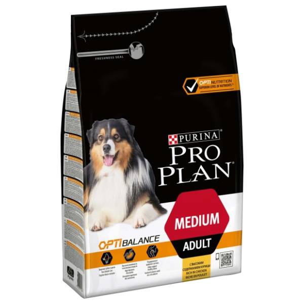 PURINA Pro Plan optibalance medium piletina 3kg