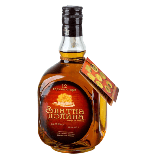 Rakija ZLATNA DOLINA šljiva 12 yo 0,7l