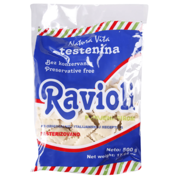 Ravioli sa sirom NATURA VITA 500g 