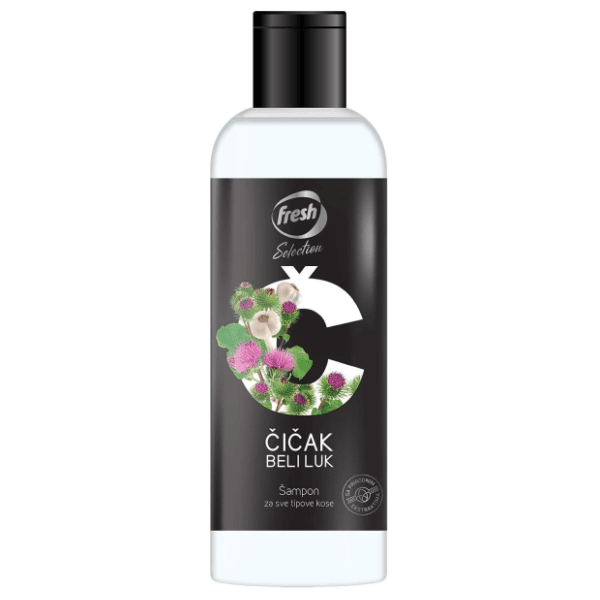 Šampon FRESH čičak beli luk 1l