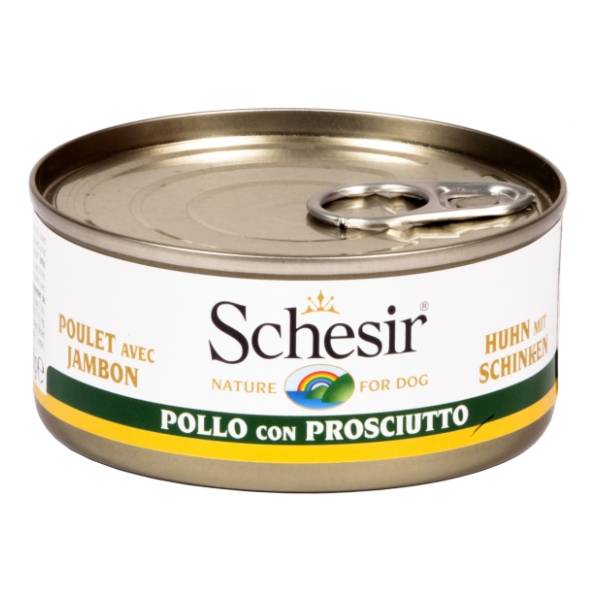SCHESIR hrana za pse piletina i šunka 150g