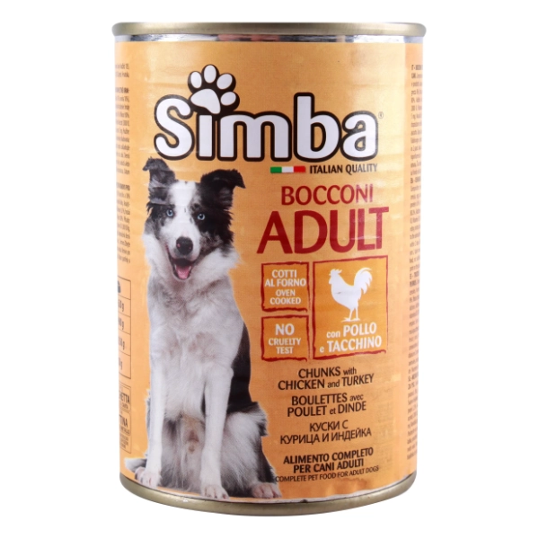SIMBA hrana za pse piletina i ćuretina 415g