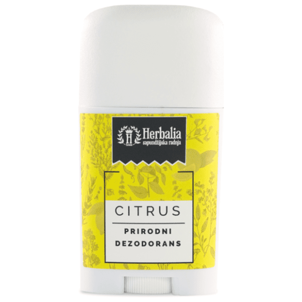 Stik HERBALIA prirodni dezodorans citrus 33g