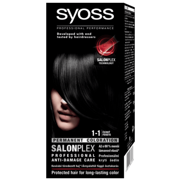 SYOSS Professional Performance farba za kosu 1.1 black