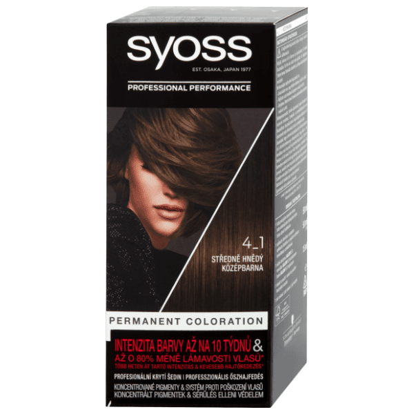 SYOSS Professional Performance farba za kosu 4.1 medium brown