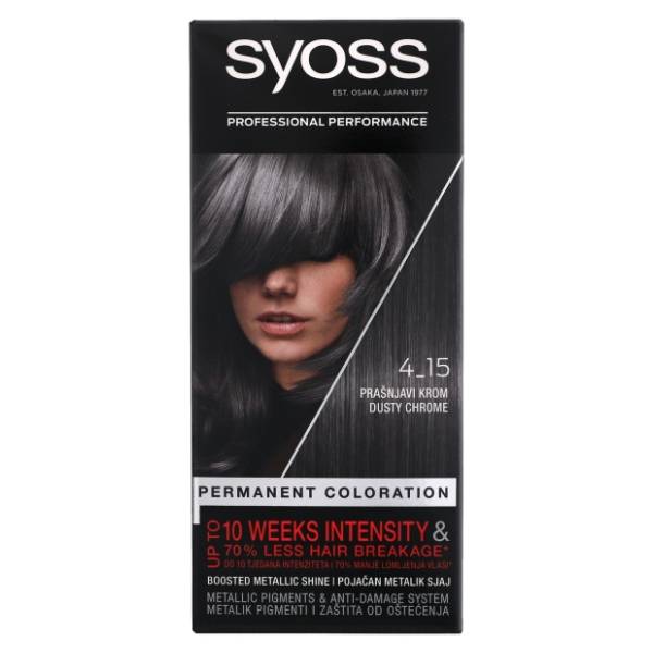 SYOSS Professional Performance farba za kosu 4.15 dusty chrome