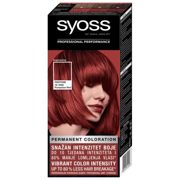 SYOSS Professional Performance farba za kosu 5.72 red lava