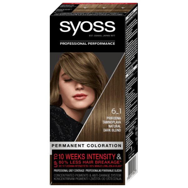 SYOSS Professional Performance farba za kosu 6.1 dark blond