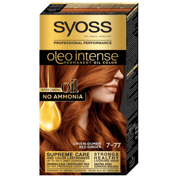 SYOSS Oleo Intense farba za kosu 7.77 red ginger