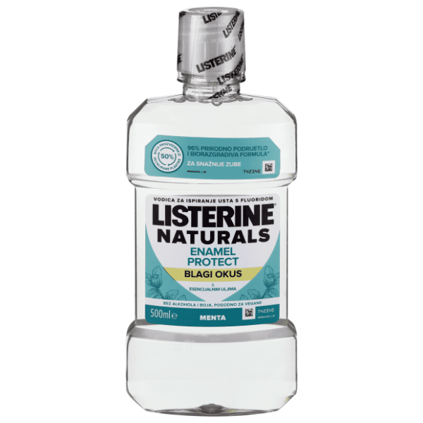 Tečnost za ispiranje usta LISTERINE Naturals enamel 500ml