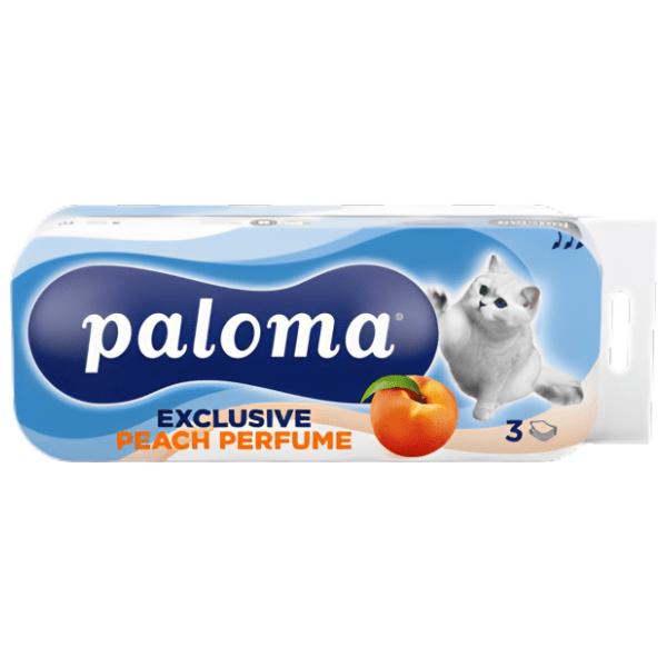 Toalet papir PALOMA exclusive breskva 3sloja 10kom