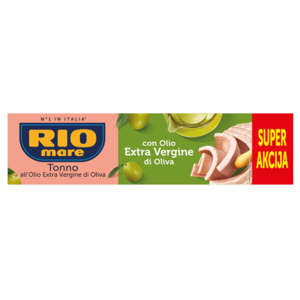 Tuna RIO MARE u hladno ceđenom maslinovom ulju 4x80g