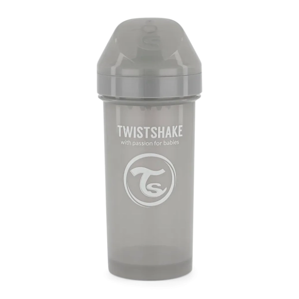 TWISTSHAKE flašica 360ml pastel grey