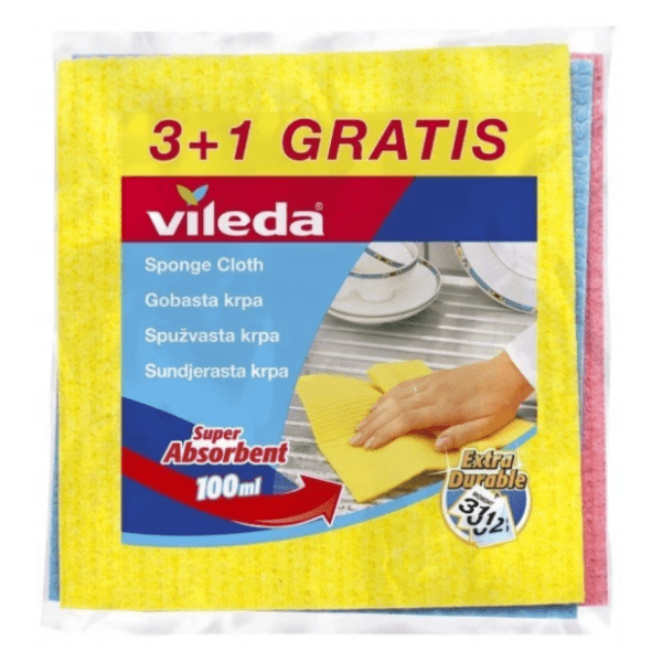 VILEDA vlažne krpe 3+1 gratis
