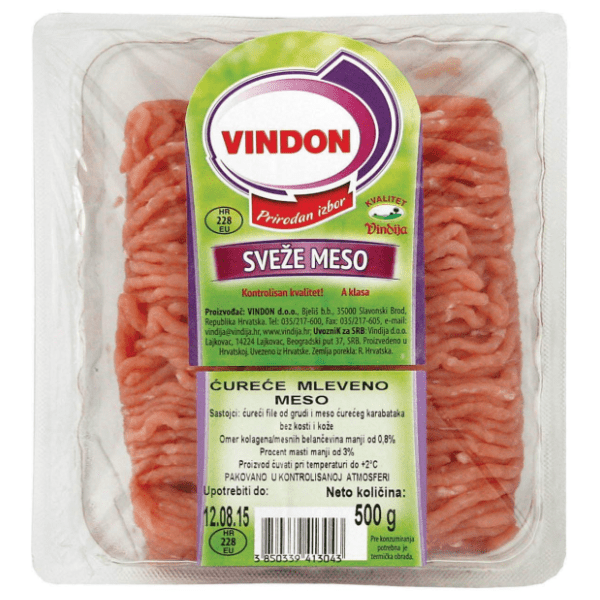 VINDON ćureće mleveno meso 500g