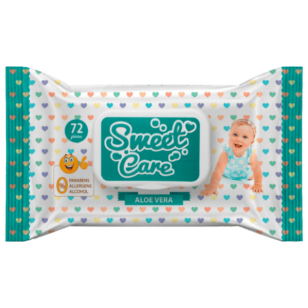 Vlažne maramice SWEET CARE Aloe vera 72kom