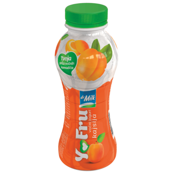 Voćni jogurt DR. MILK kajsija 330g