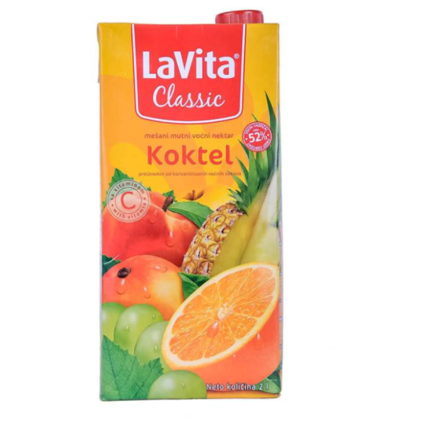 Voćni sok LA VITA tropski koktel 2l
