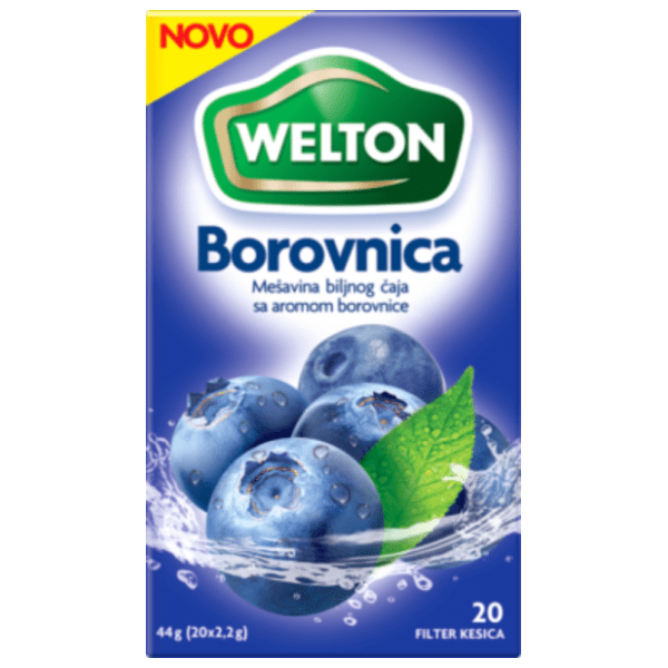 WELTON čaj borovnica 44g