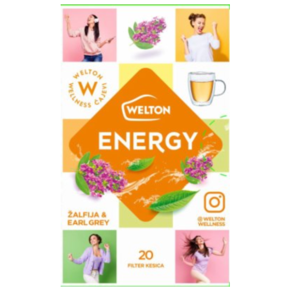WELTON čaj energy 24g