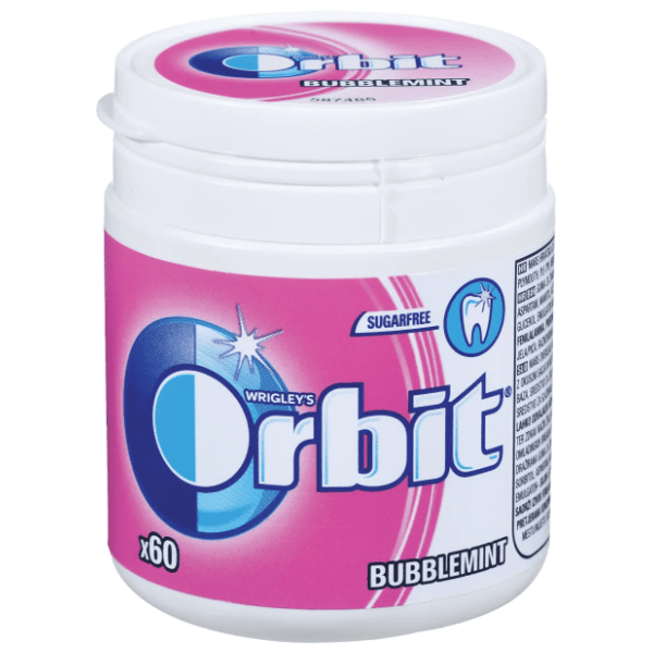 Žvake ORBIT bubblemint 60kom