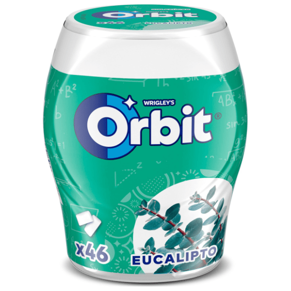 Žvake ORBIT eucalyptus bottle 46kom