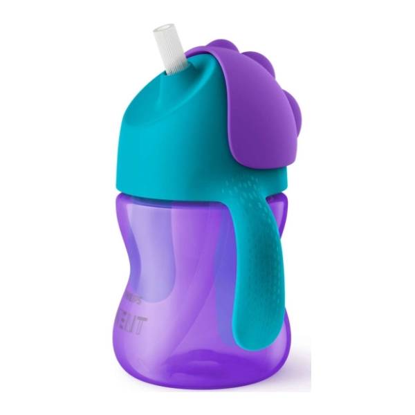 AVENT magična šolja sa slamkom 200ml devojčice