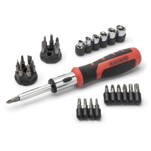 Black & Decker BDHT0-62130V odvijač sa račnom + set nastavaka
