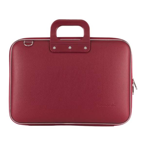 BOMBATA torba za laptop Classic Vinil 15" Borgogna crvena