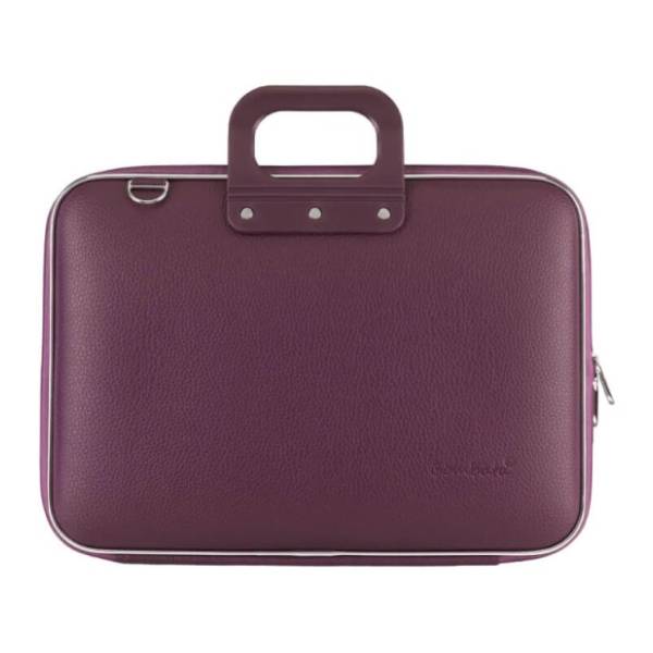 BOMBATA torba za laptop Classic Vinil 15" Plum Purple