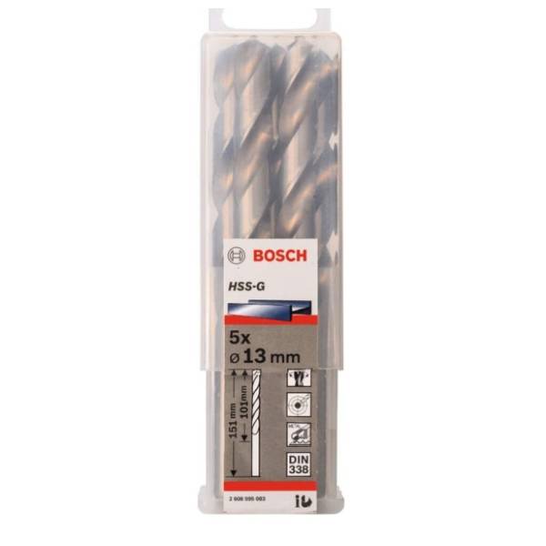 BOSCH HSS-G DIN 338 13 x 101 x 151 mm burgija za metal