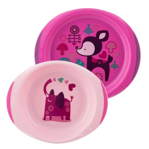 CHICCO Set tanjira za bebe roze