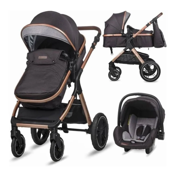 COCCOLLE kolica za bebe 2 u 1 Melora crna