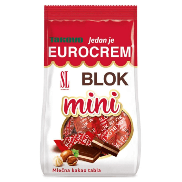 Praline SWISSLION Eurocrem blok mini 140g