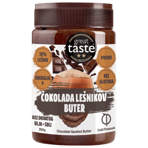 Lešnikov puter COLD PRESSOK čokolada 350g