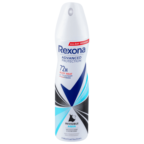 Dezodorans REXONA Advanced protection invisible aqua 150ml
