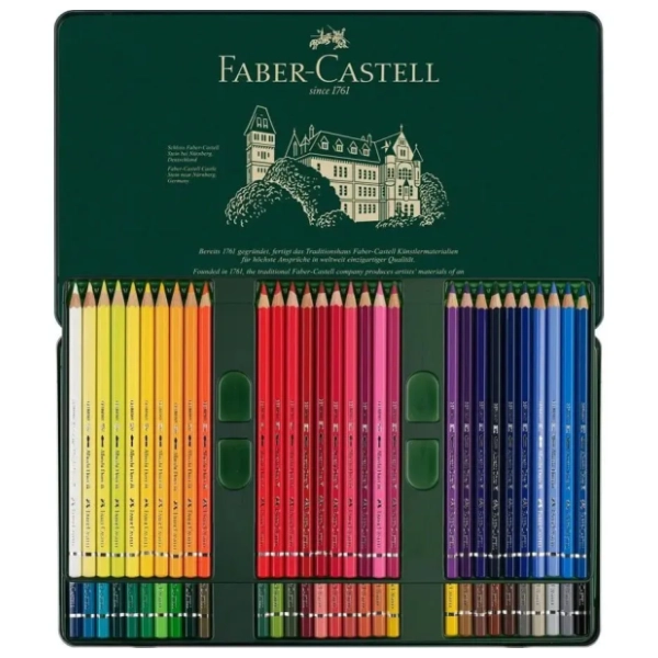 Drvene boje FABER CASTELL albrecht durer metalna kutija 60kom